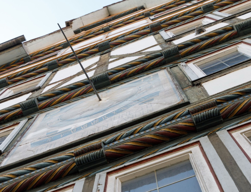 Das Sonnenuhrenhaus – unser Blickfang